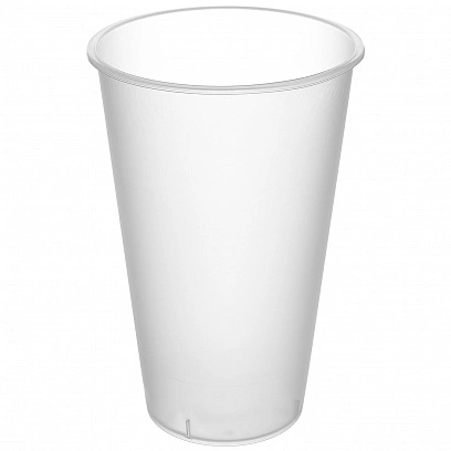 Стакан пластиковый (PP) Bubble Cup 500мл матовый 20шт "Комус" (20шт-уп)