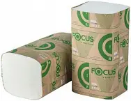 Бумажные полотенца V-сложения 1сл 250л "Focus" /23*20,5см/ (15шт) 