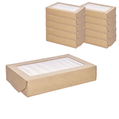 1EA OneBox коробка с окном 1000мл [250шт] 120х200х40