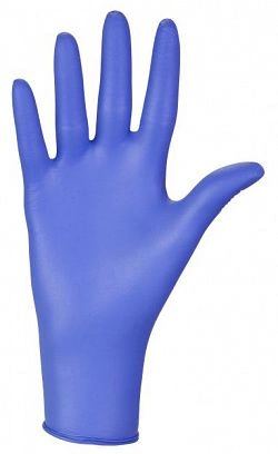 Перчатки Нитриловые фиолетовые 3,5гр "Protect Mercator" - S (100пар) 2