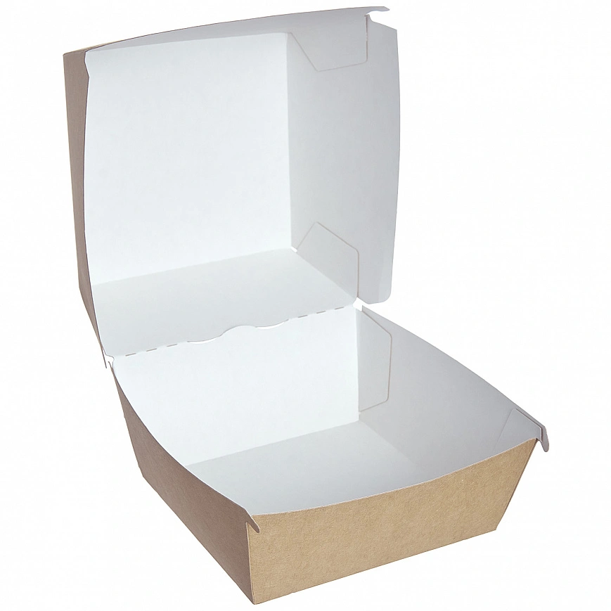 "DoECO" Коробка для бургера крафт - XL 112х112х112 (150шт)