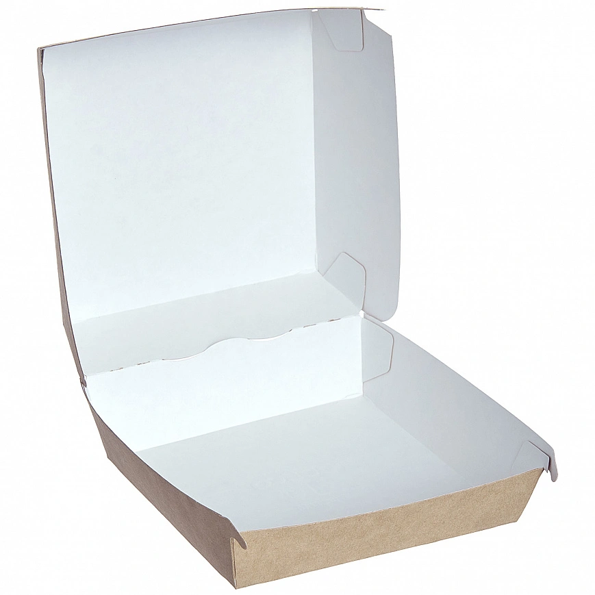 "DoECO" Коробка для бургера крафт - M 100х100х60 (300шт)
