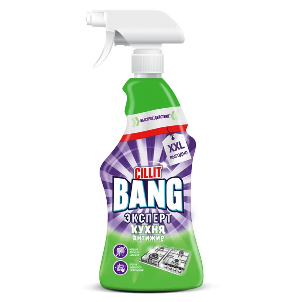 CILLIT BANG Антижир + Сияние 750мл, спрей (8шт*кор)