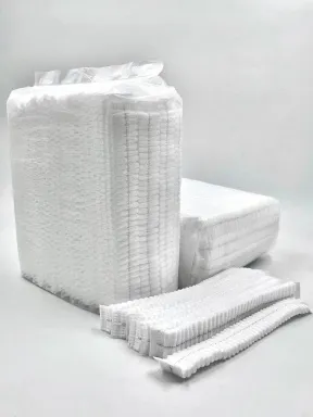 Шапочка - шарлотка белая - 100шт (20уп*кор)