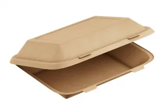 1EA OneGo 1000мл Ланч-бокс картонный крафт - 20шт (14уп*кор)