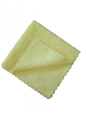 Микрофибра 220гр желтая 30*30 ультразвук (150шт*кор)