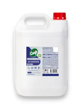 Сиф 2 в 1 Дезинфицирующее и моющее средство 5л, концентрат (2шт*кор)