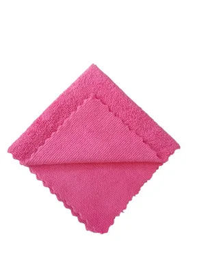 Микрофибра 30х30 - ультразвук Красная 220гр (150шт*кор)