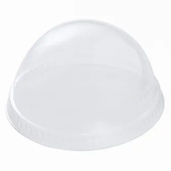 Крышка для шейкера Купол без отверстия 50шт в упак (PET) ПолиЭР (20уп в кор)