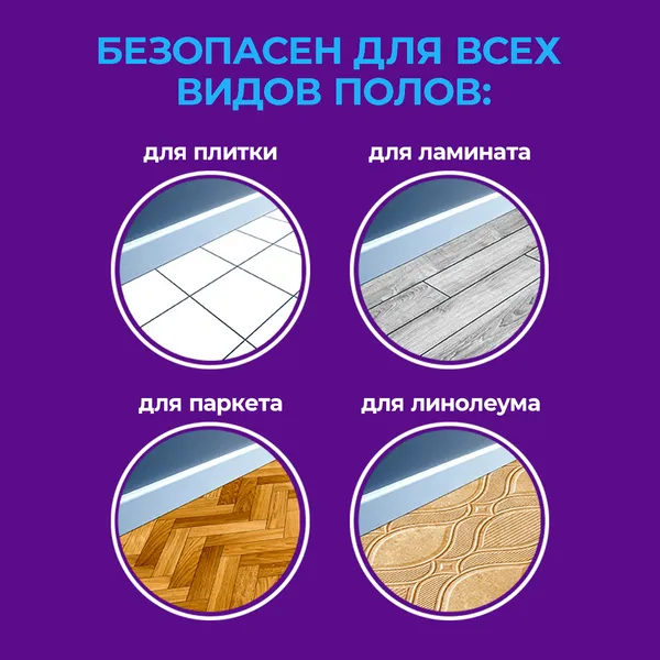 Средство для мытья полов и стен Cillit Bang «Гармония свежести», 1 л (4 шт/кор)