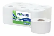 FOCUS Туалетная бумага 1сл 200м - [12шт] ярко-белая, эконом 