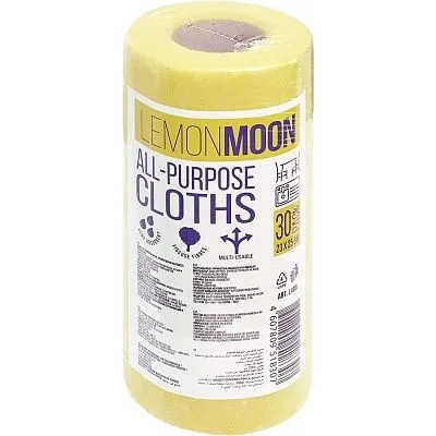 Салфетка вискозная в рулоне 23×25 см, 30 шт, плотность 80 г/м², LM (11 шт/кор)