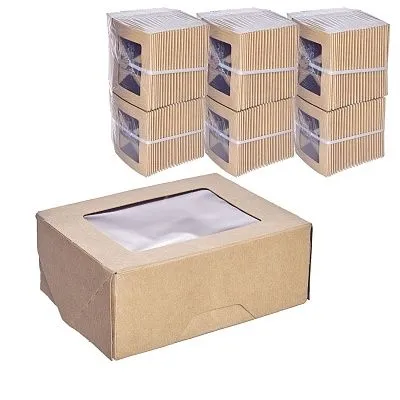 Спайка 1EA OneBox коробка с окном  350мл - 25шт черный (24уп*кор) 80х100х40