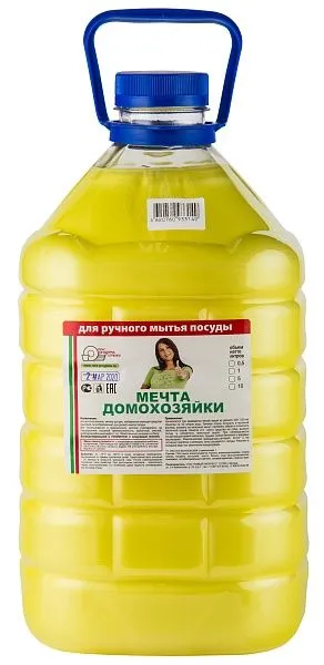 Средство для мытья посуды ЖМС «Мечта хозяйки» №38, 5 л, ПЭТ-канистра (3 шт/кор)