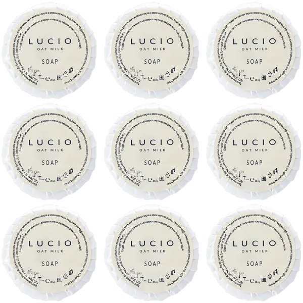 Мыло туалетное твёрдое для гостиниц, плиссе-гофре 20 г, Lucio, 500 шт