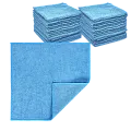 Микрофибра 30х30 - оверлок Голубая 220гр (100шт*кор)