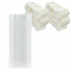 Пакет для шаурмы белый 220х90х40 - 100шт жиростойкий (25шт*кор)