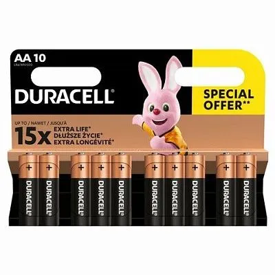 Батарейки АА - Duracell 10шт 