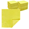 Микрофибра 40х40 - оверлок Желтая 280гр (200шт*кор)