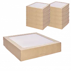 1EA OneBox коробка с окном 1500мл [150шт] 200х200х48 