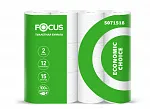 FOCUS Туалетная бумага  2сл 15м - [96шт] ярко-белая, эконом