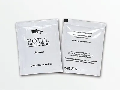 Салфетка для обуви для гостиниц, Collection, 100 шт