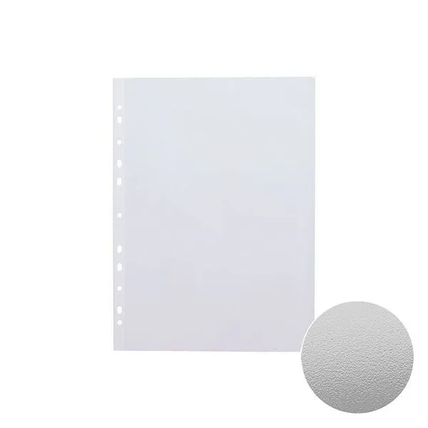 Набор перфофайлов пластиковых ErichKrause Glossy Clear, 60 мкм, A4, прозрачный (в пакете по 10 шт.)