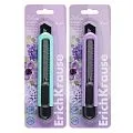 Нож канцелярский ErichKrause Butterfly Pastel Bloom, с автоматической фиксацией лезвия, 9 мм, ассор