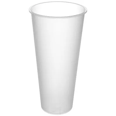 Стакан для bubble tea матовый 650 мл, PP, ВЗЛП, 10 шт (20 уп/кор)
