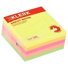 Стикеры цветные 400л Klerk 