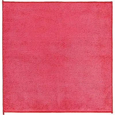 Салфетка из микрофибры красная 40×40 см, оверлок, 280 г/м² (90 шт/кор)