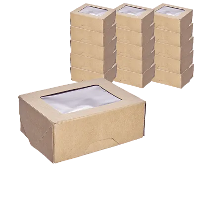 Спайка 1EA OneBox коробка с окном  350мл - 25шт черный (24уп*кор) 80х100х40