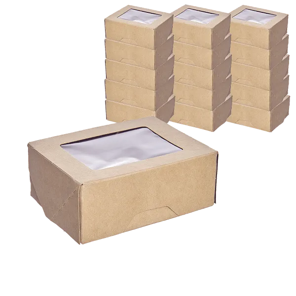 Спайка 1EA OneBox коробка с окном  350мл - 25шт черный (24уп*кор) 80х100х40