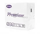 PLUSHE Салфетки 24х24 2сл Белые 50л - [30шт] Premium с тиснением 