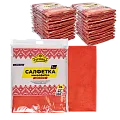 Салфетка из микрофибры для пола 80×100 см, ассорти, оверлок, 300 г/м² (25 шт/кор)