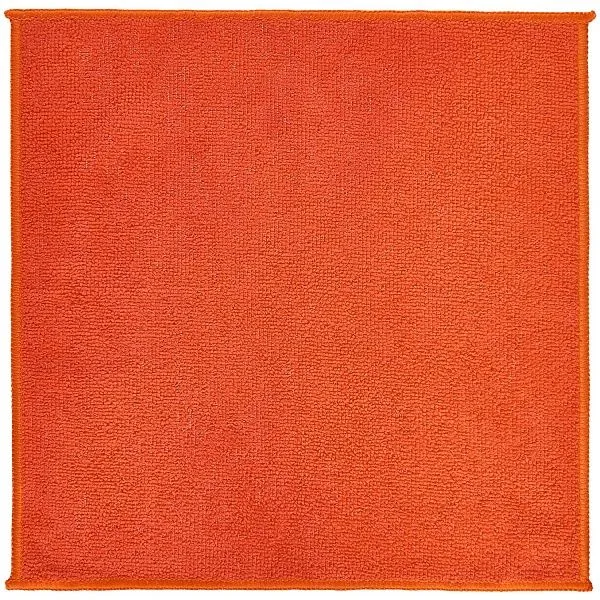 Салфетка из микрофибры красная 30×30 см, оверлок, 220 г/м² (100 шт/кор)