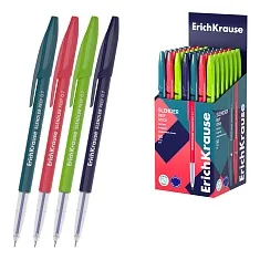 Набор из 4 ручек шариковых ErichKrause Slender® Stick Reef 0.7, Super Glide Technology, цвет чернил 