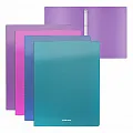 Папка на 4 кольцах пластиковая ErichKrause Diamond Vivid, 24мм, A4, ассорти  (в пакете по 4 шт.)