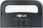 FOCUS Диспенсер черный для покрытий на унитаз 1/2 сложение 