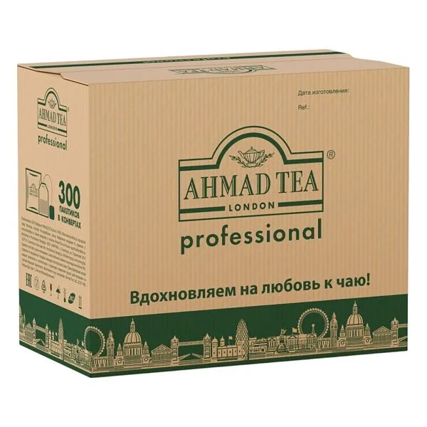 Чай Ahmad Tea травяной в пакетиках, мята и лимон «Минт Коктейль», 1,5 г, 300 шт