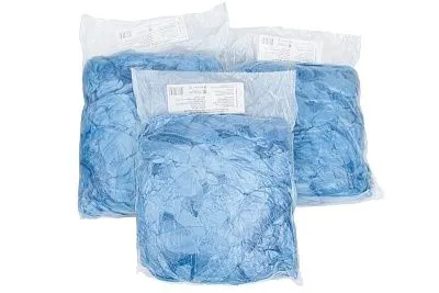 Бахилы плотные 30 мкм, с двойной резинкой, 50 пар (40 шт/кор)