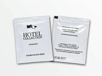 Салфетка для обуви для гостиниц, Collection, 100 шт