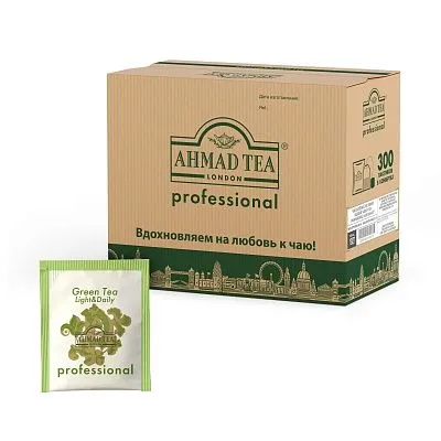 Чай 1,5гр Light Daily Зеленый в пакетиках (300шт в кор) Ahmad Tea 