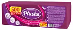 PLUSHE Салфетки 24х24 1сл Бордовые 500л - [5шт] 