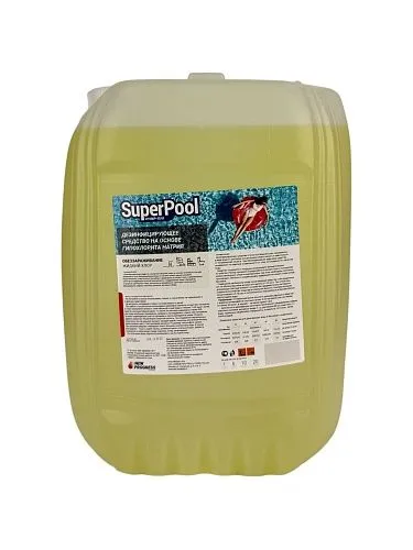 Жидкий хлор для бассейна ЖМС SuperPool, 10 л