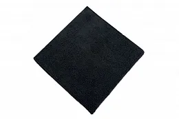 Салфетка из микрофибры чёрная 30×30 см, оверлок, 220 г/м² (600 шт/кор)