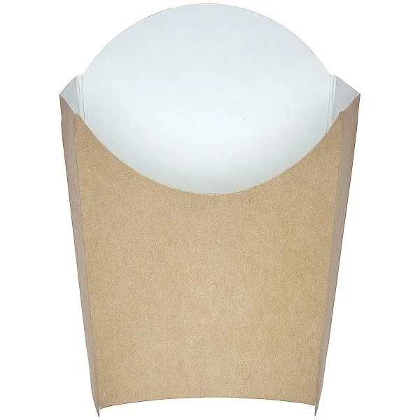 Коробка для картофеля фри крафт L, DoECO Fry, 50 шт (20 уп/кор)