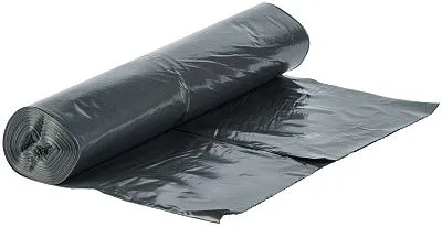 Мешки для мусора 120 л чёрные, 30 шт в рулоне, 70×110 см, Tesgo (4 шт/кор)