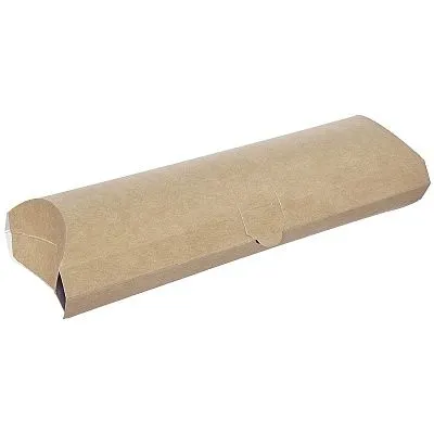 Контейнер для шаурмы крафт с отрывной лентой, 200×70×55 мм, DoECO Pillow, 50 шт (12 шт/кор)