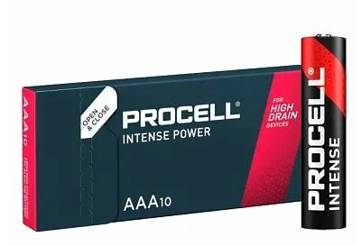 Батарейки ААА - Duracell Procell Intense LR03 10шт Профессиональная линия Бельгия